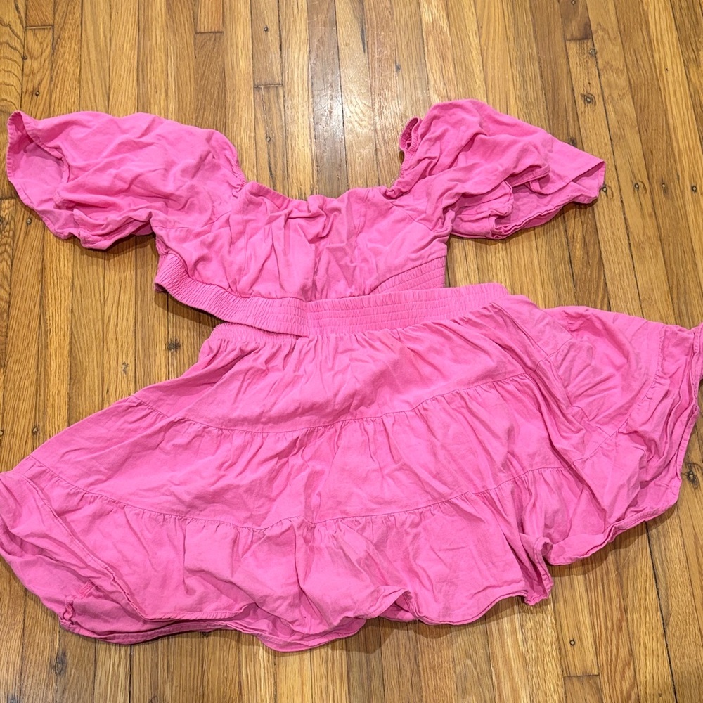Amazon Pink Mini Dress